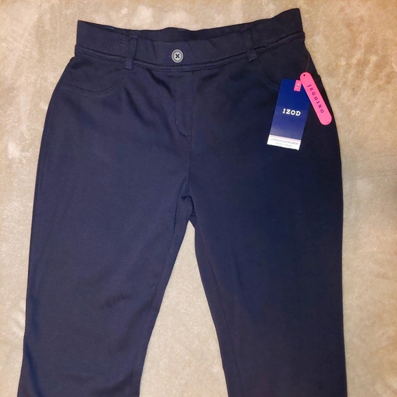 IZOD Navy Blue Jegging Pants - Picture 2 of 6
